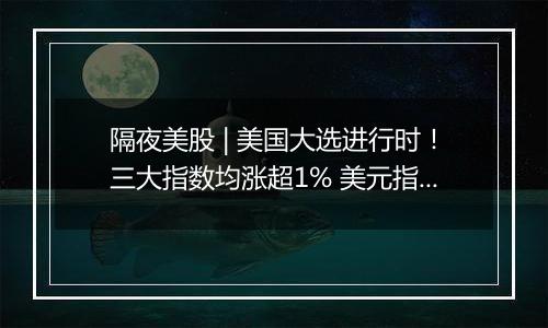 隔夜美股 | 美国大选进行时!三大指数均涨超1% 美元指数创近三周新低