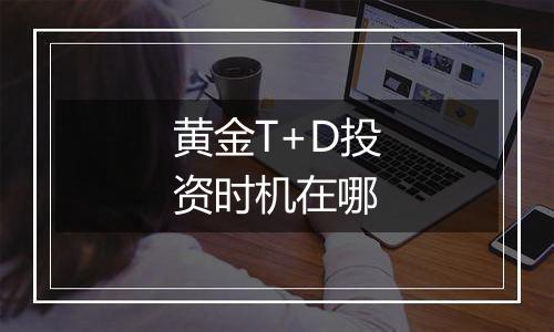 黄金T+D投资时机在哪