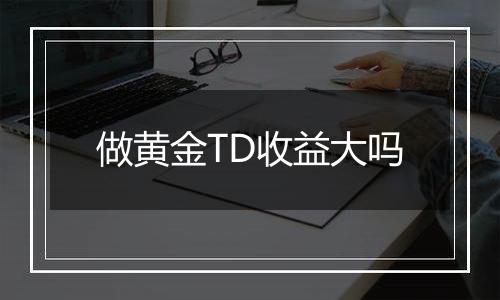 做黄金TD收益大吗