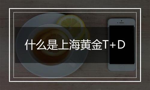 什么是上海黄金T+D