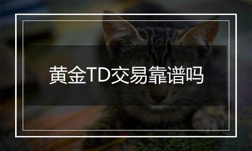 黄金TD交易靠谱吗