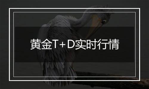 黄金T+D实时行情