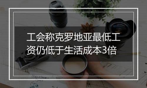工会称克罗地亚最低工资仍低于生活成本3倍