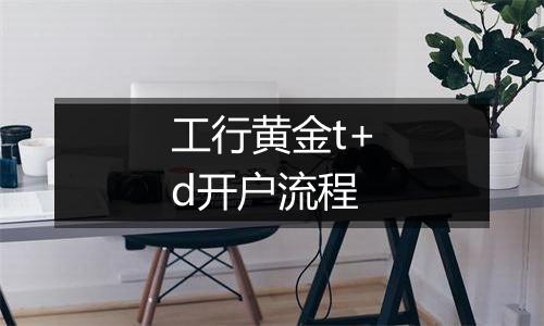 工行黄金t+d开户流程