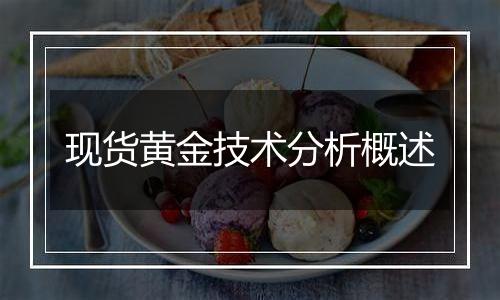 现货黄金技术分析概述