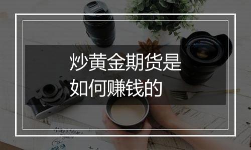 炒黄金期货是如何赚钱的