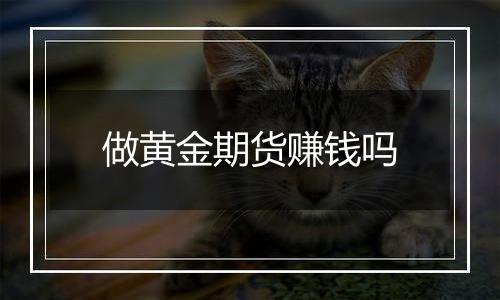 做黄金期货赚钱吗