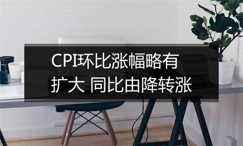 CPI环比涨幅略有扩大 同比由降转涨