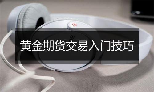 黄金期货交易入门技巧