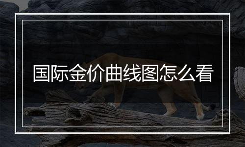 国际金价曲线图怎么看