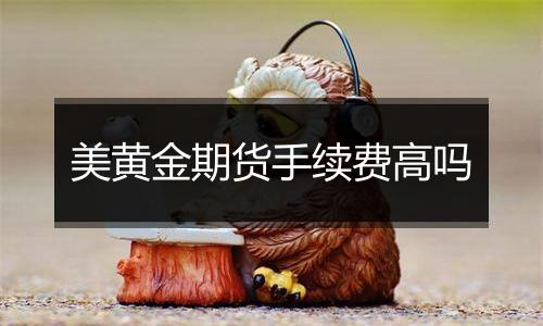 美黄金期货手续费高吗