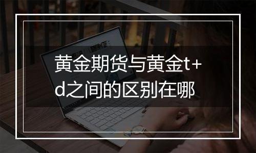 黄金期货与黄金t+d之间的区别在哪