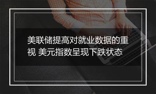 美联储提高对就业数据的重视 美元指数呈现下跌状态