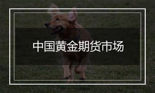 中国黄金期货市场