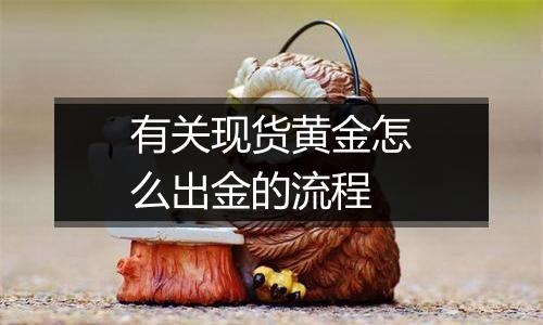 有关现货黄金怎么出金的流程