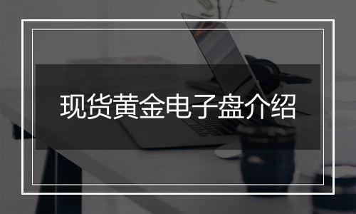 现货黄金电子盘介绍
