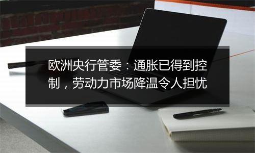 欧洲央行管委:通胀已得到控制,劳动力市场降温令人担忧