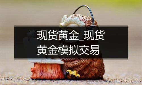现货黄金_现货黄金模拟交易