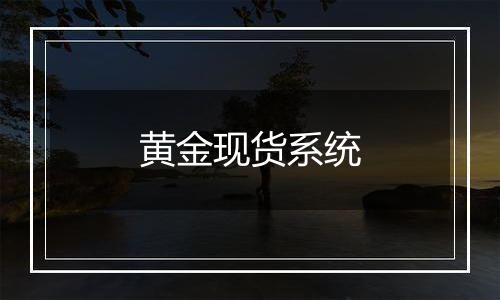 黄金现货系统