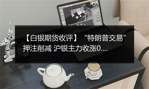 【白银期货收评】“特朗普交易”押注削减 沪银主力收涨0.24%