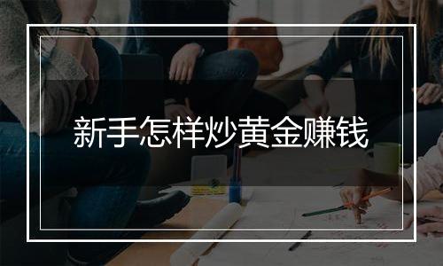 新手怎样炒黄金赚钱