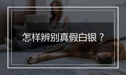 怎样辨别真假白银？