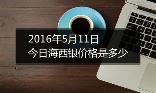 2016年5月11日今日海西银价格是多少