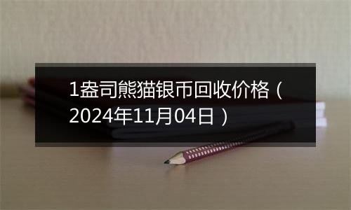 1盎司熊猫银币回收价格(2024年11月04日)