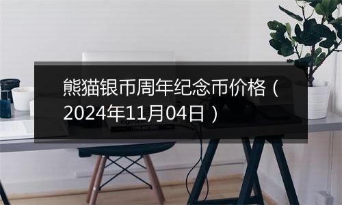 熊猫银币周年纪念币价格(2024年11月04日)