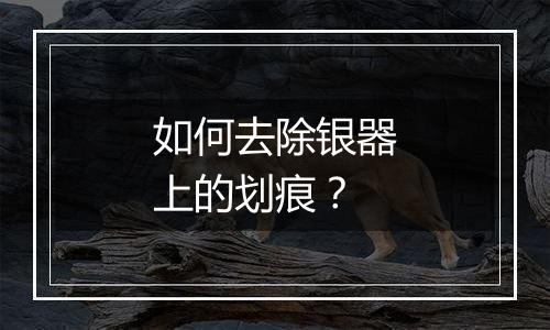 如何去除银器上的划痕?
