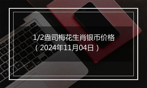 1/2盎司梅花生肖银币价格(2024年11月04日)
