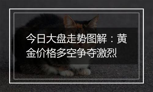 今日大盘走势图解：黄金价格多空争夺激烈