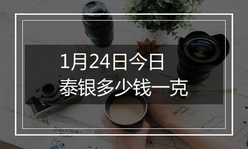 1月24日今日泰银多少钱一克