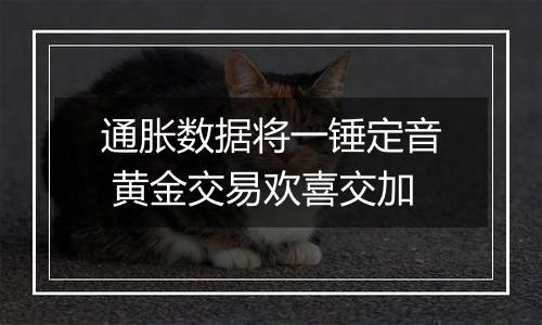 通胀数据将一锤定音 黄金交易欢喜交加
