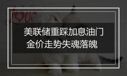 美联储重踩加息油门 金价走势失魂落魄