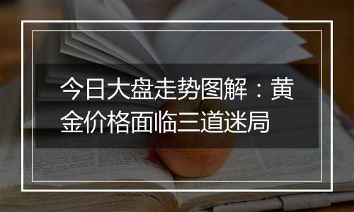 今日大盘走势图解:黄金价格面临三道迷局