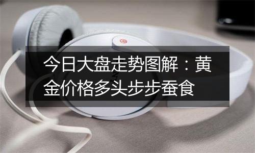 今日大盘走势图解:黄金价格多头步步蚕食
