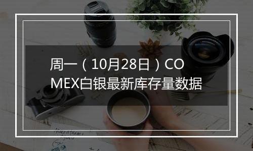 周一（10月28日）COMEX白银最新库存量数据