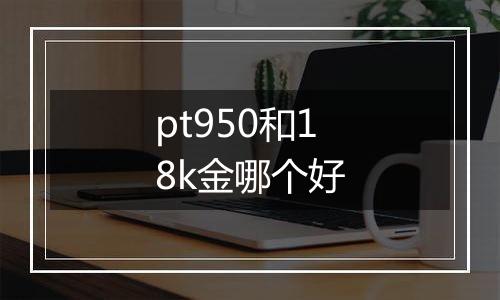 pt950和18k金哪个好