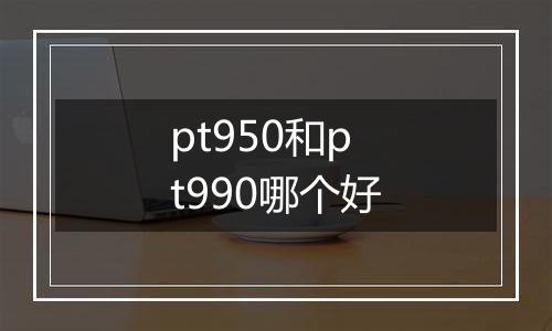 pt950和pt990哪个好
