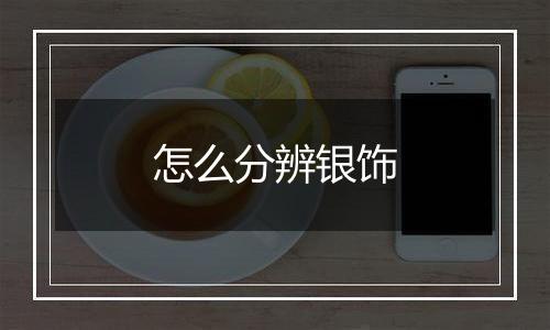 怎么分辨银饰