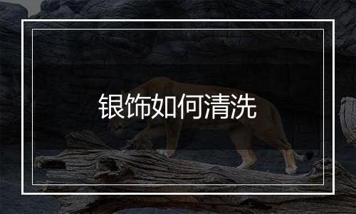 银饰如何清洗