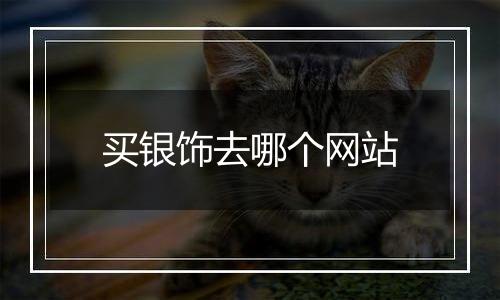 买银饰去哪个网站