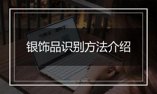 银饰品识别方法介绍