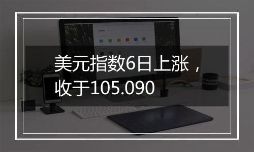 美元指数6日上涨,收于105.090