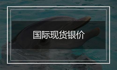国际现货银价