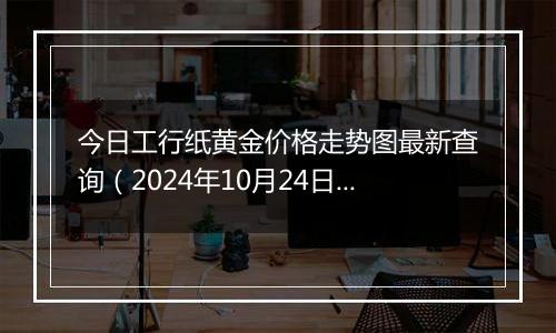 今日工行纸黄金价格走势图最新查询(2024年10月24日)