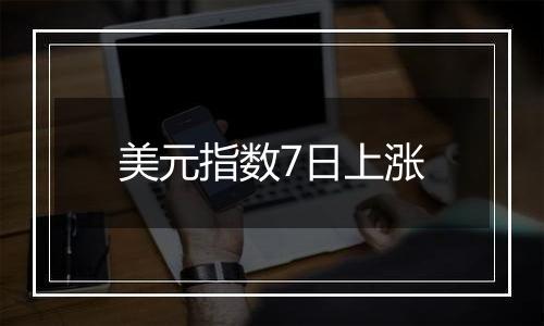 美元指数7日上涨