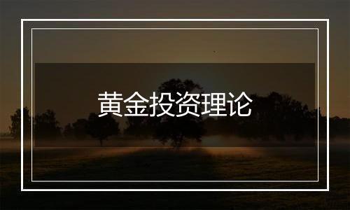 黄金投资理论
