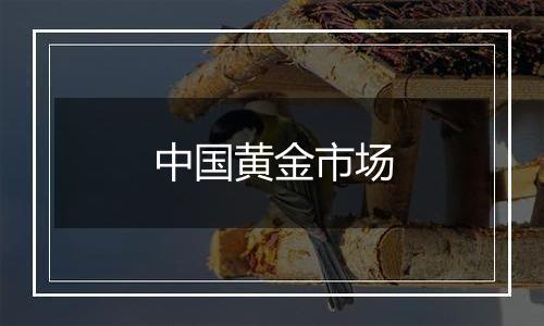 中国黄金市场